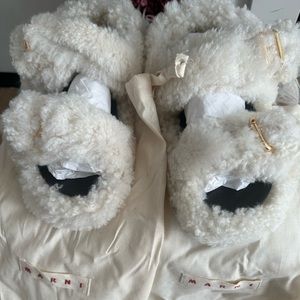 Marni Shearling sandals